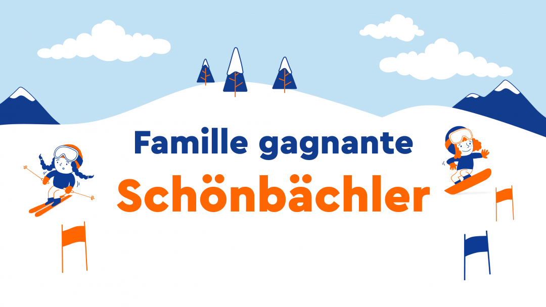 Famille gagnante Schönbächler